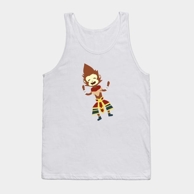 Sleeping Wukong Tank Top by Johnitees